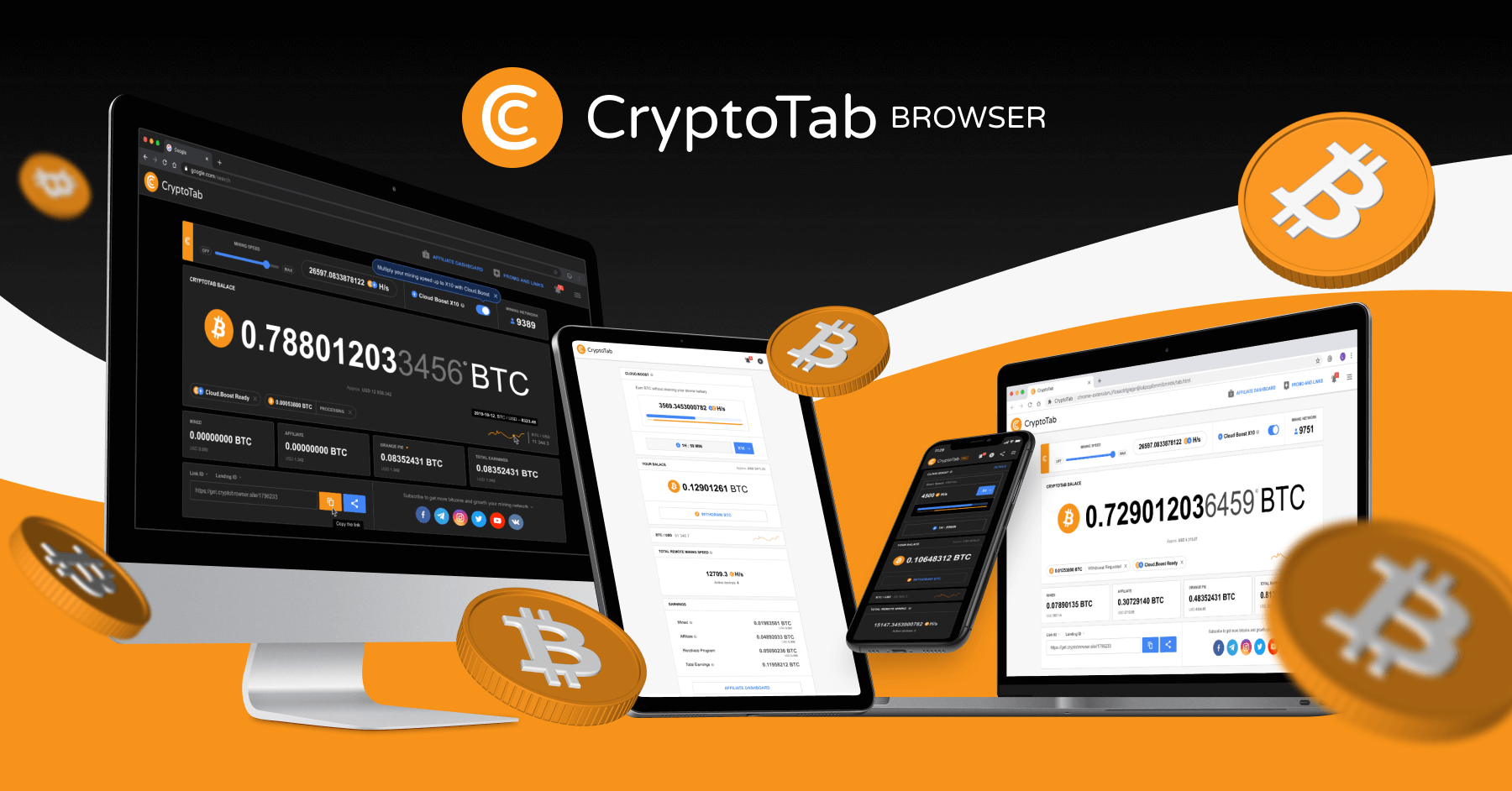 Earn Coins while Browsing the Web - CryptoTab thumbnail