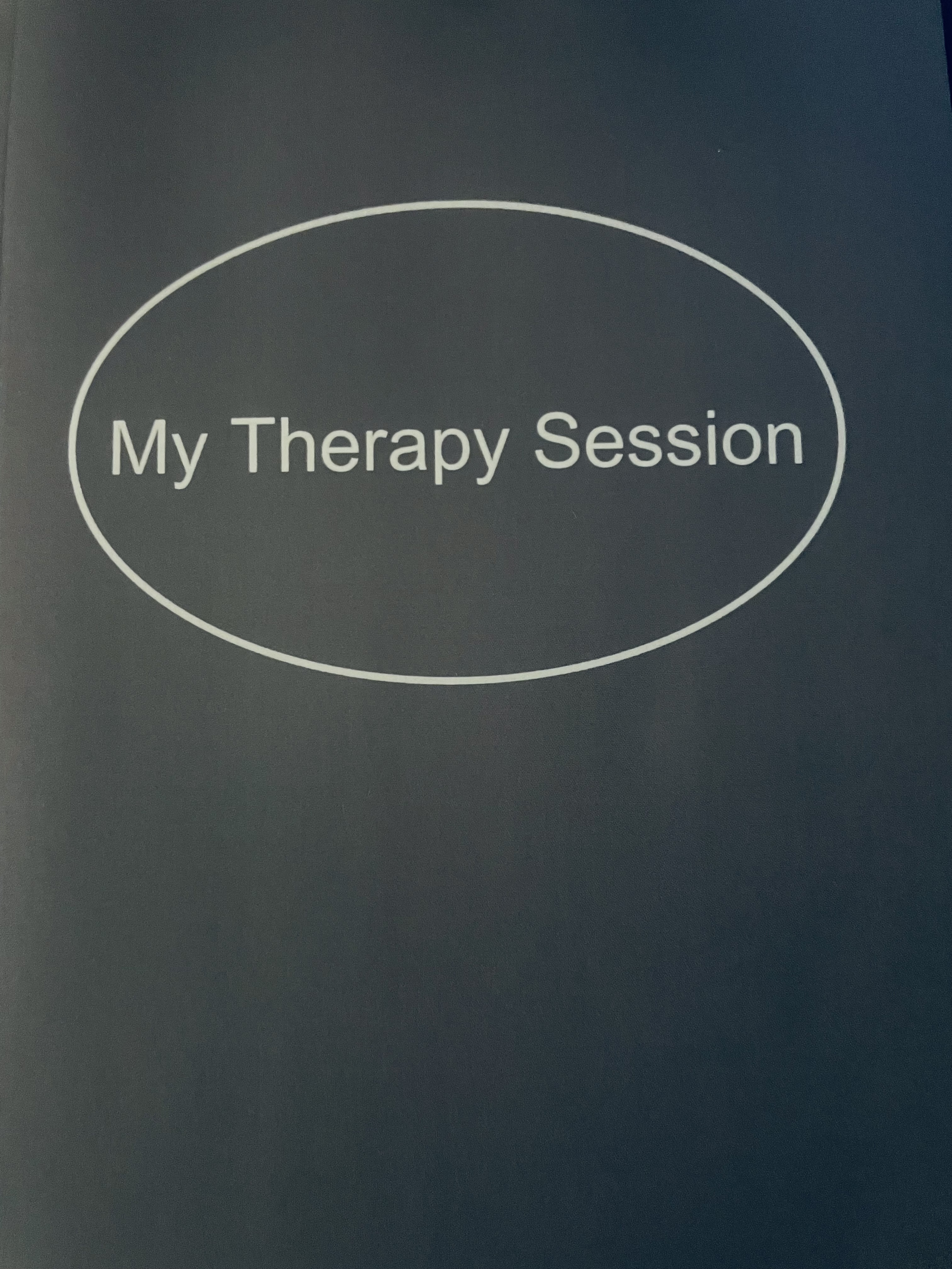Purchase "My Therapy Session" Notebook thumbnail