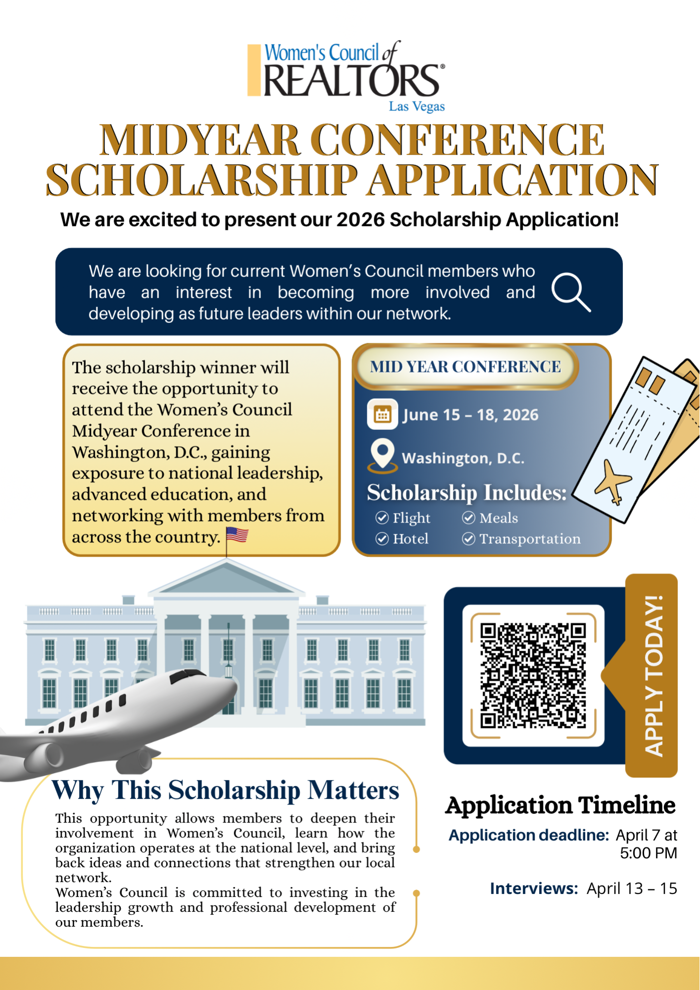 April 7th |  Midyear Conference Scholarship – Washington, DC  thumbnail