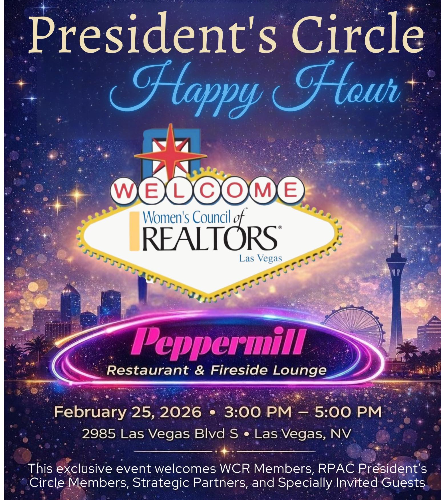 Feb 25 | President's Circle Happy Hour thumbnail