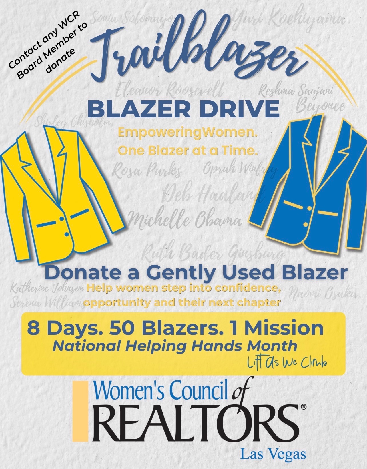 March 31st | WCR National Helping Hands Month -Trailblazer Blazer Drive  thumbnail
