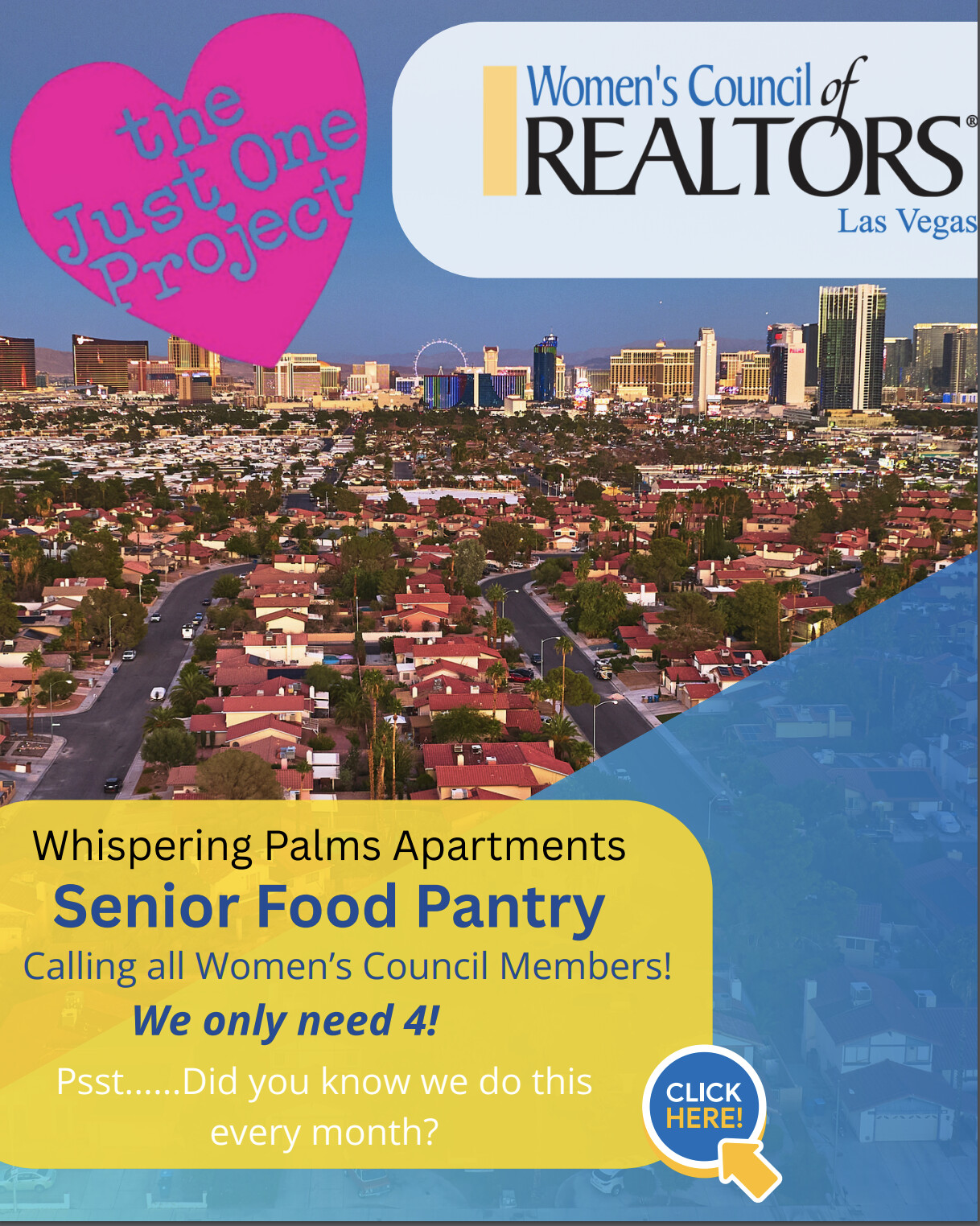 July 16th | Members Only: Senior Food Pantry Volunteer- Just One Project  thumbnail