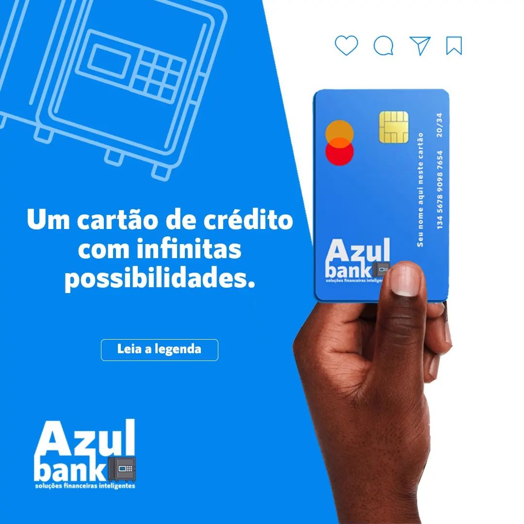 🚀 Dê um salto para uma nova vida financeira com o Cartão AzulBank! 💳✨

Você já se viu preso em um ciclo de crédito negat