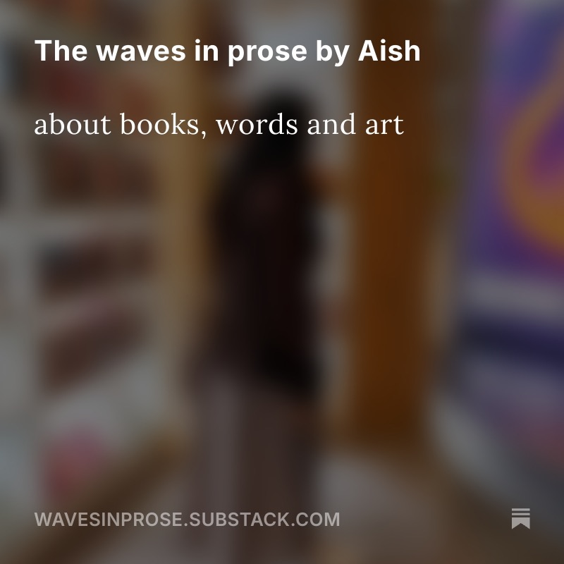 Waves in prose | Substack thumbnail