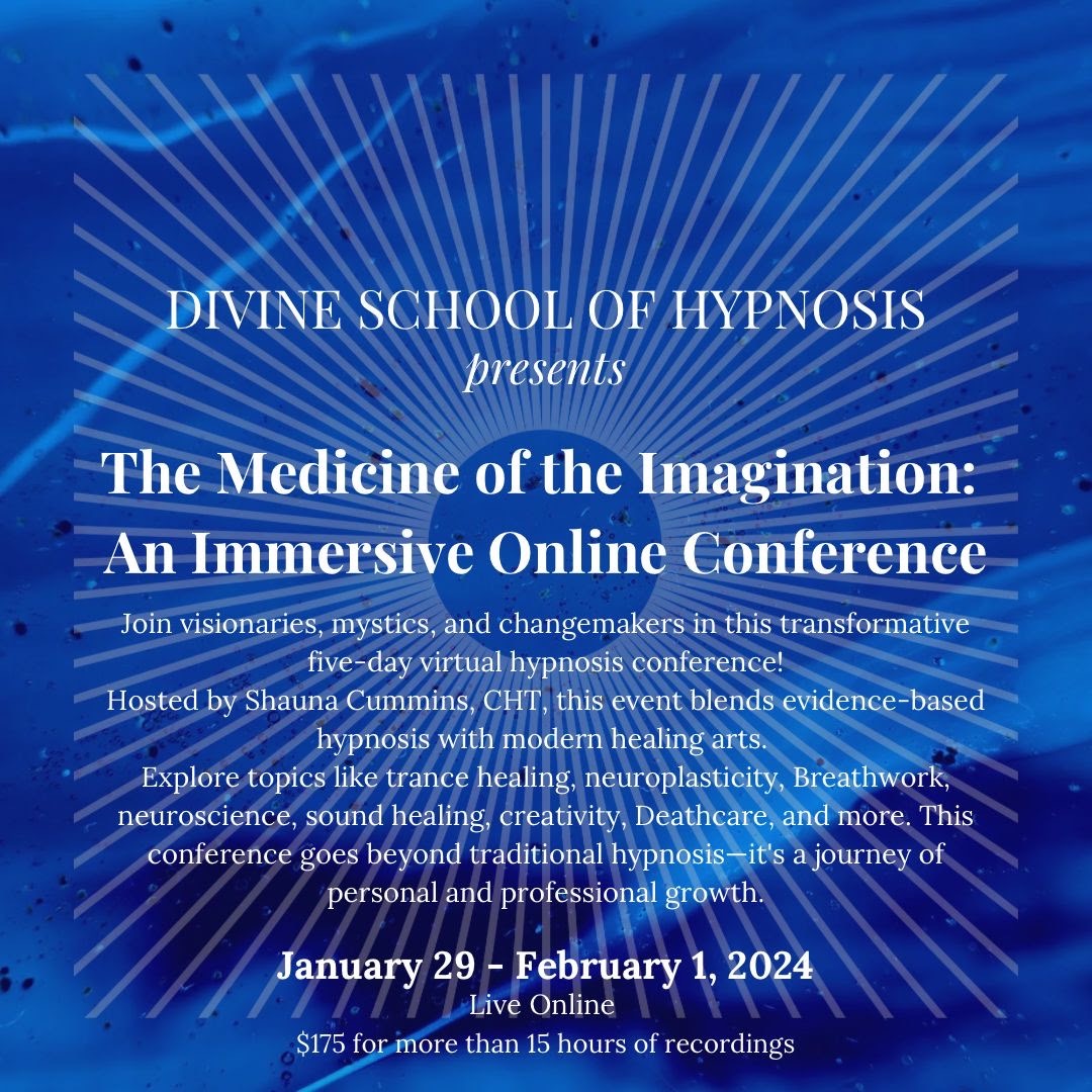 10% OFF with code ISABELLE for The Medicine of The Imagination Hypnosis Conference (Jan 29-Feb 1 online) thumbnail