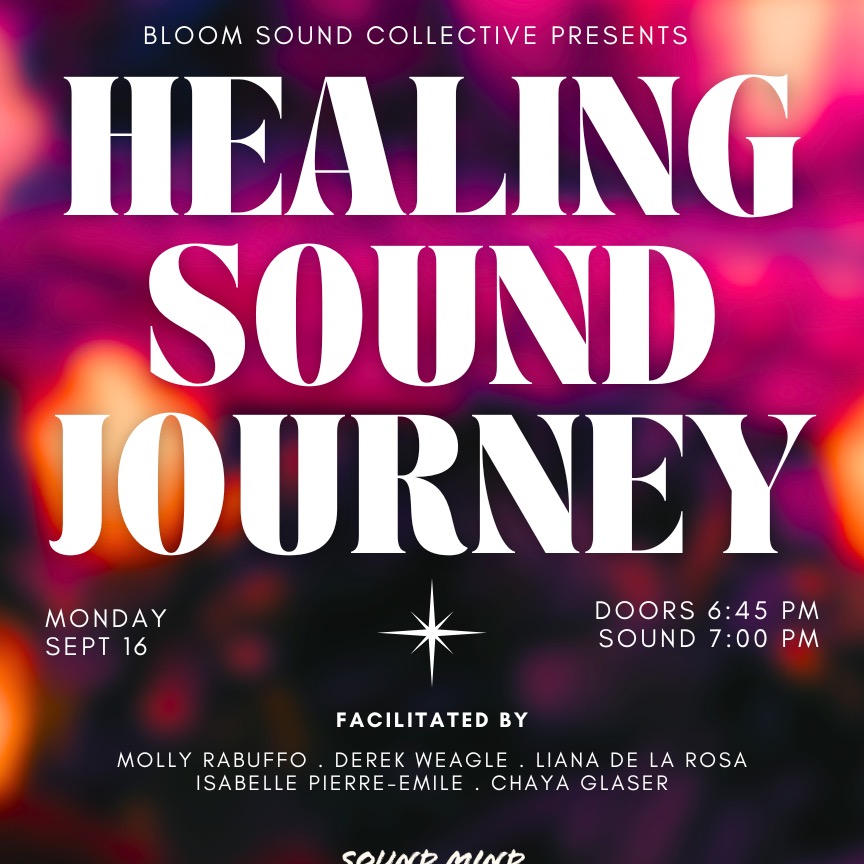 SEPTEMBER 16 | sound journey for the opening of Sound Mind center in Brooklyn thumbnail