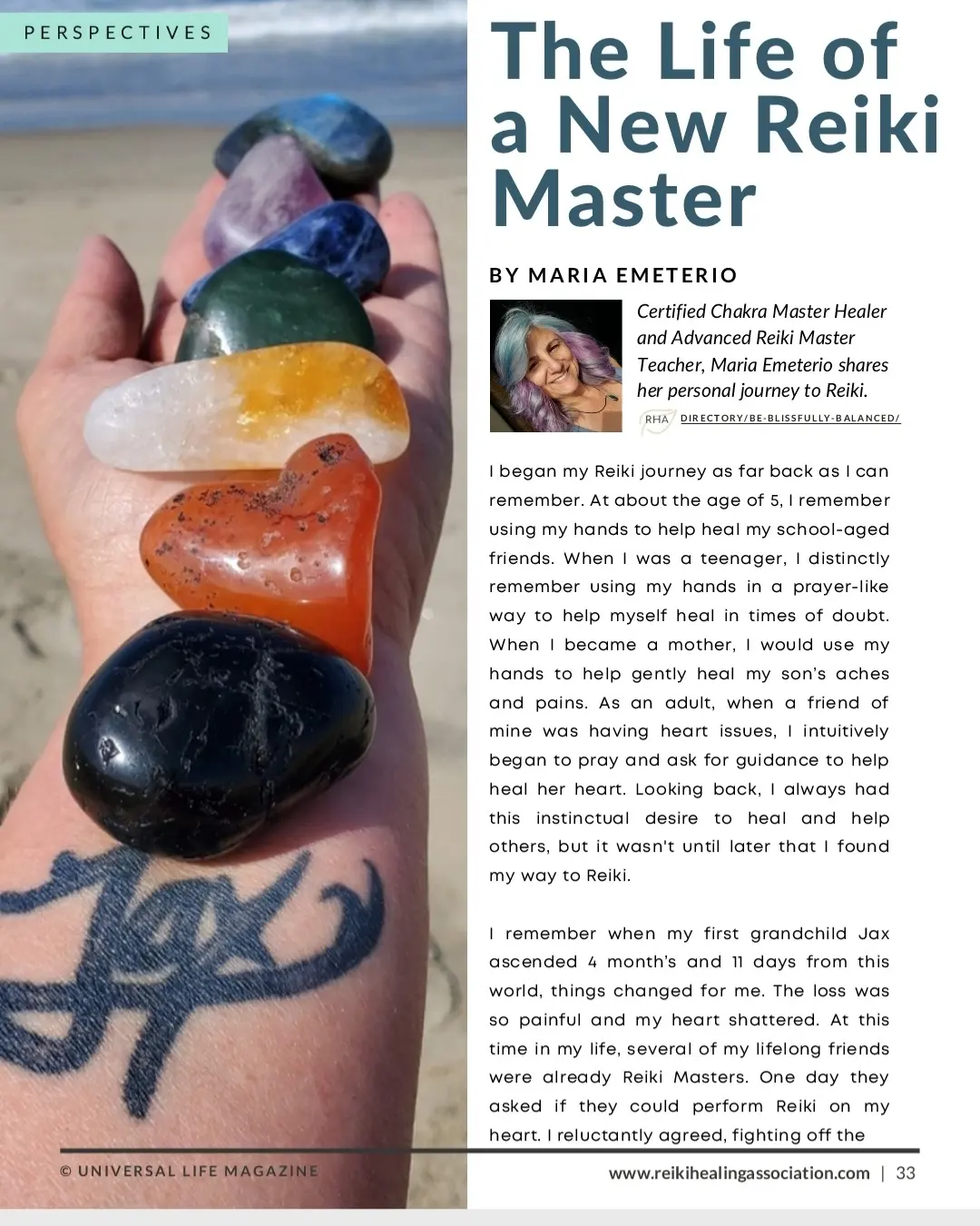 Life of a Reiki Master -  Published article  thumbnail
