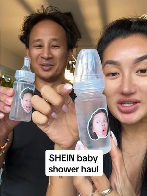 SHEIN has so many good baby shower finds! 🩵🩷 @SHEIN  Watch the full baby shower on my Youtube channel!   #sheinhaul #bab