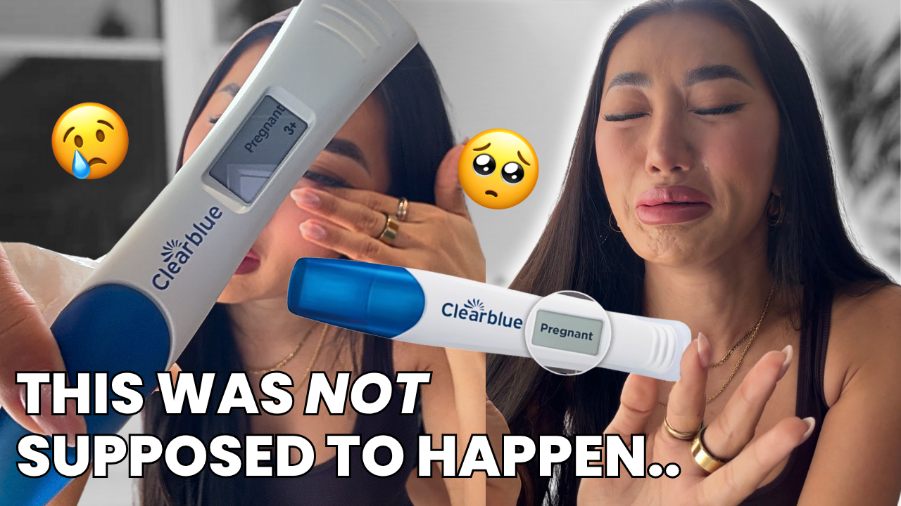 Taking my first pregnancy test thumbnail