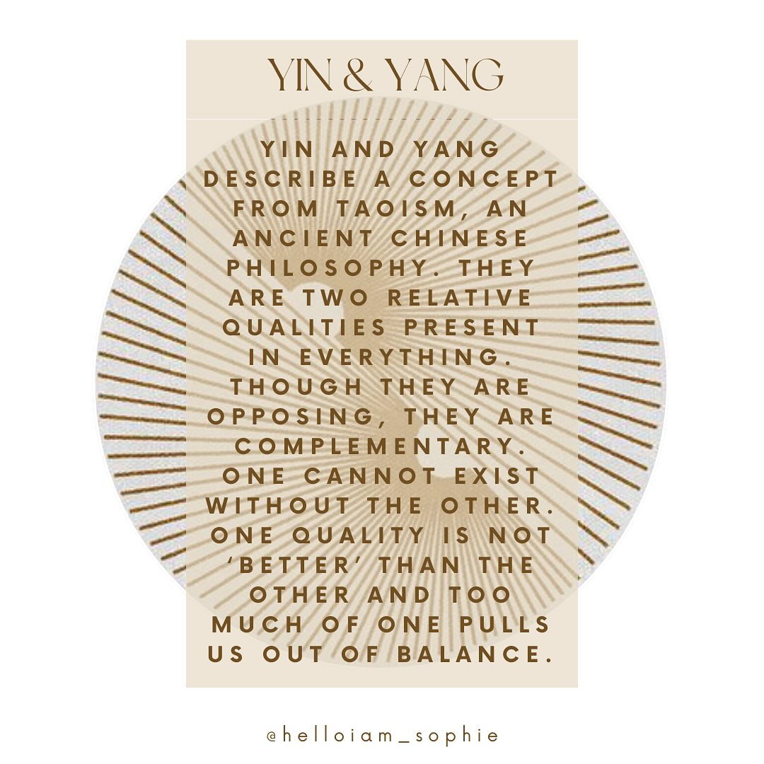 I‘m sure you‘ve heard of Yin & Yang before. Since I’m using the terms quite a lot and find them a fascinating concept, h