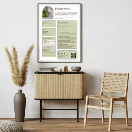 Affiche Bievenue OFFERTE thumbnail