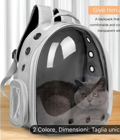 Mochila panorâmica para passeios e viajens con seu pet  thumbnail
