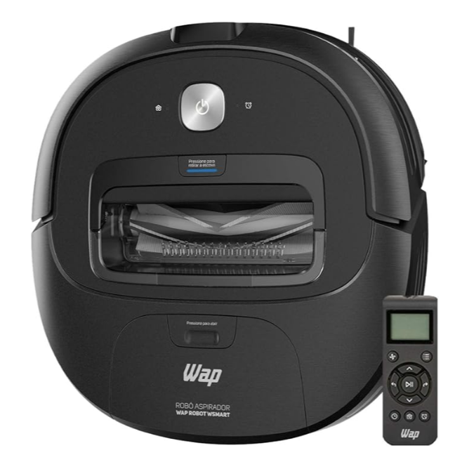 WAP Aspirador de Pó Robô ROBOT WSMART 3 em 1, Automático, 450ml, Controle Remoto, Autonomia até 2 horas, 14,4VDC Bivolt | Amazon.com.br thumbnail