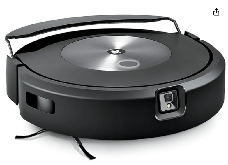 Robô Roomba J7, 2 em 1 (único robô do mundo que detecta tapetes e retrai para cima o mop de passar pano) thumbnail