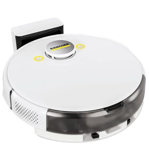 Kärcher Robô Aspirador de Pó RCV 5 com Mapeamento Inteligente, Aspira e Passa Pano.Controle via Aplicativo.Autonomia de 120 min. Navegação a Laser LiDAR, Laser Duplo e Inteligência Artificial - Bivolt | Amazon.com.br thumbnail