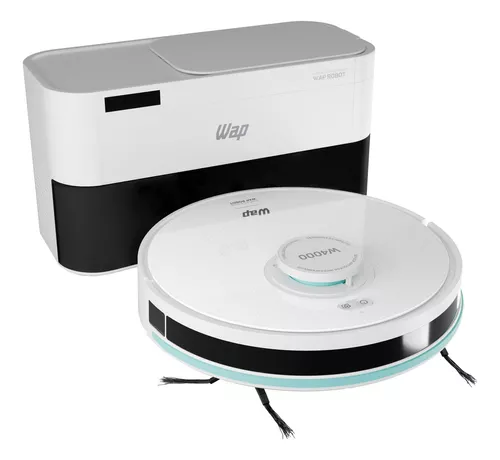 Robô Aspirador De Pó Wap Robot W4000 - Estação Autolimpante, Mapeamento Lds 360°, Passa Pano Com Mop Giratório 127v thumbnail