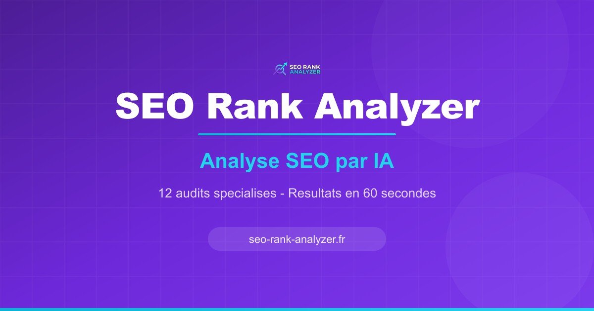 Analyse SEO Gratuite par IA : Audit SEO en 60s thumbnail
