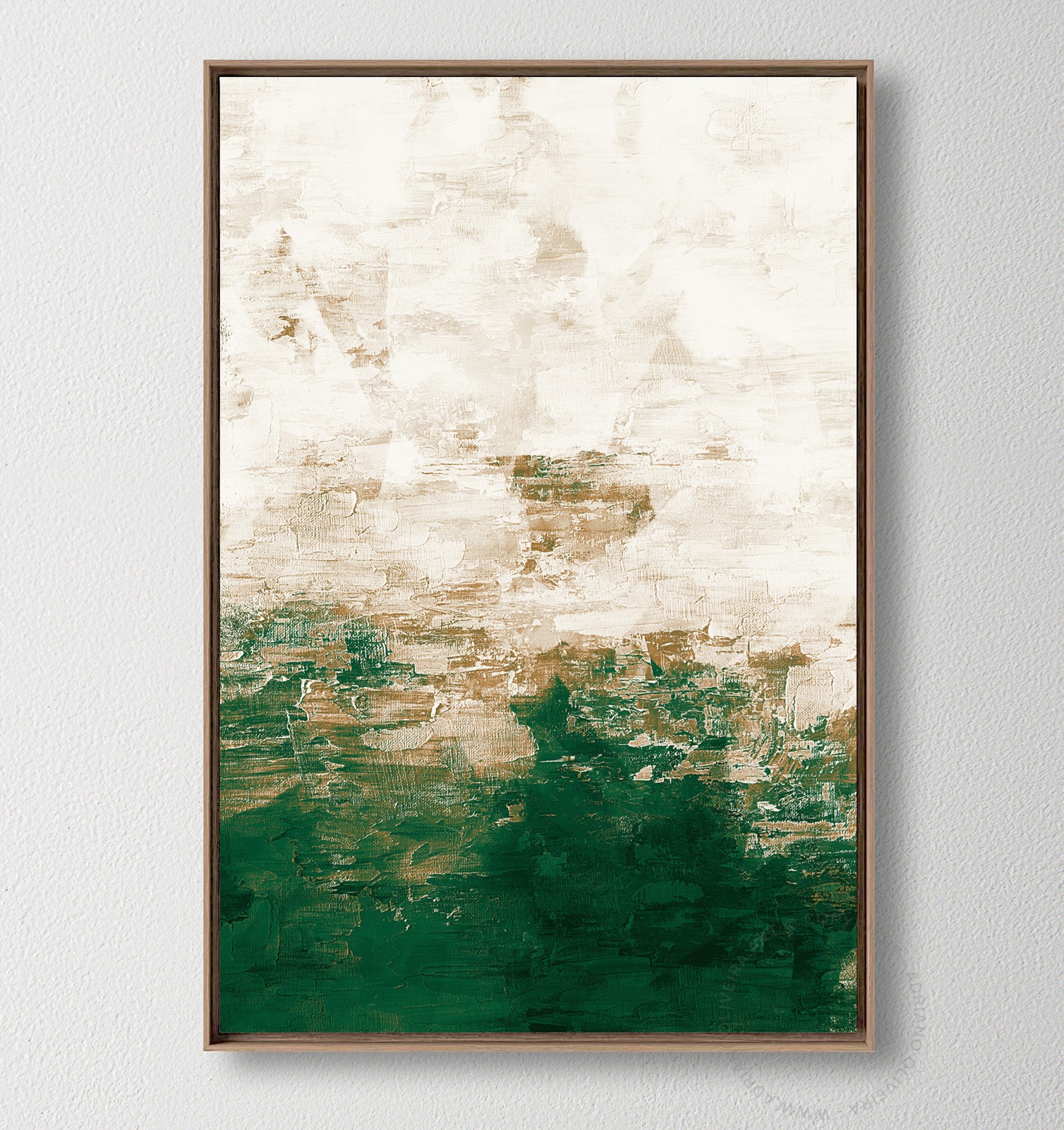 Abstract Painting no. 1 Green fine art print exclusive for Anthropologie. thumbnail