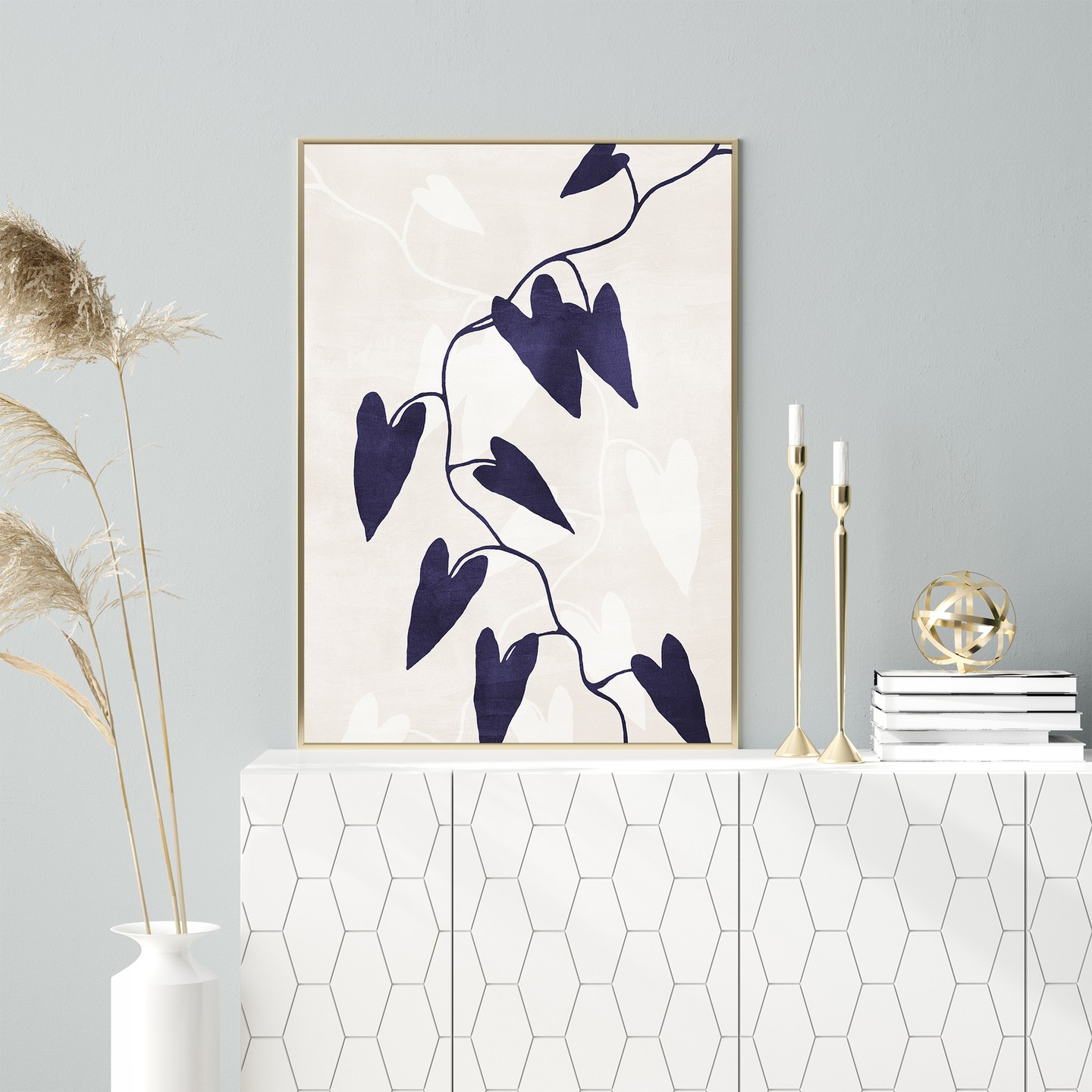 Abstract Botanical no. 8 Indigo
.
.
.
#botanicalprint #abstractbotanical #botanicalart #interiordesign