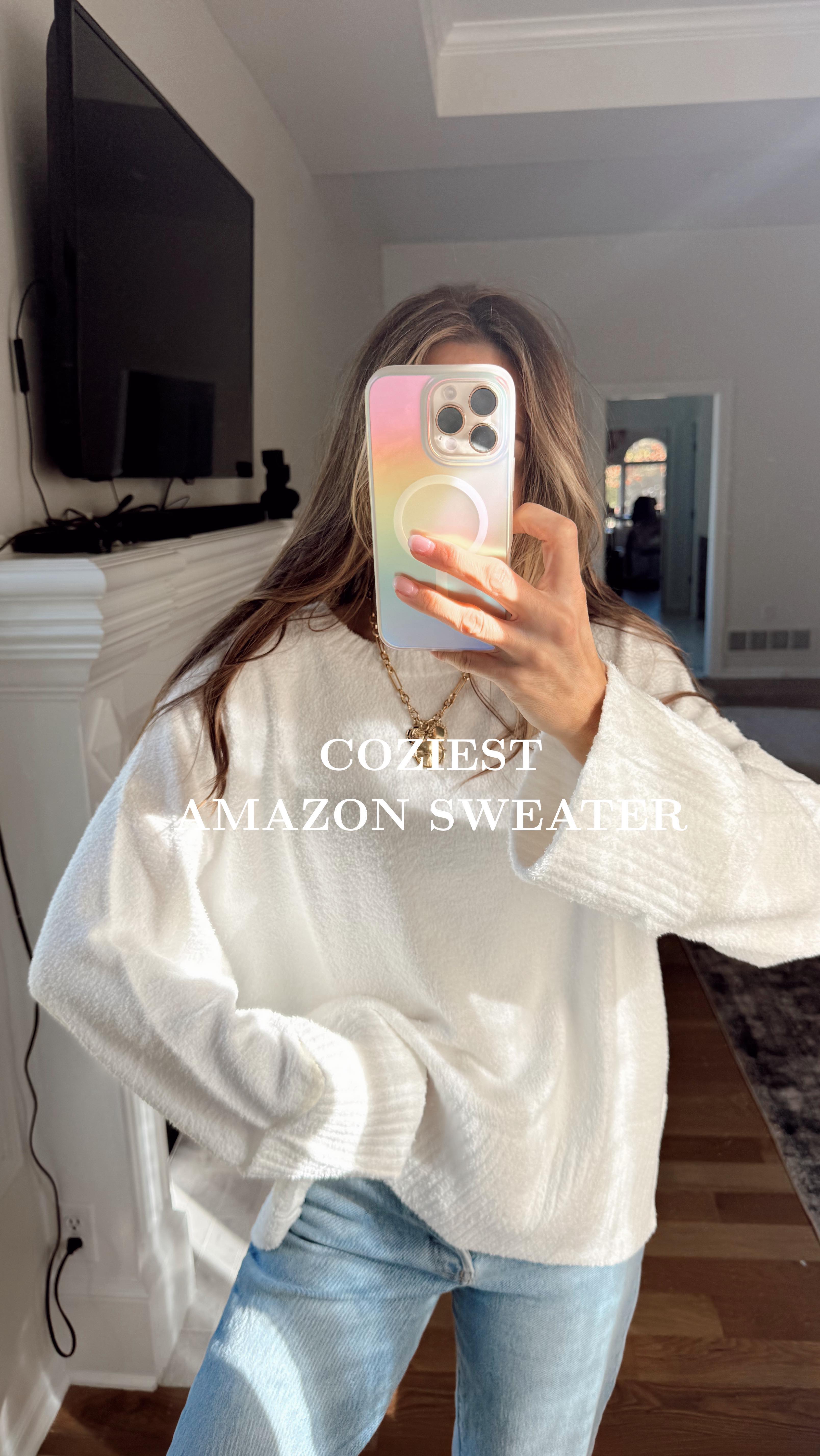 Comment “want!” And I’ll DM you links for these cozy sweaters! Make sure you’re following me or DMs won’t come through! 