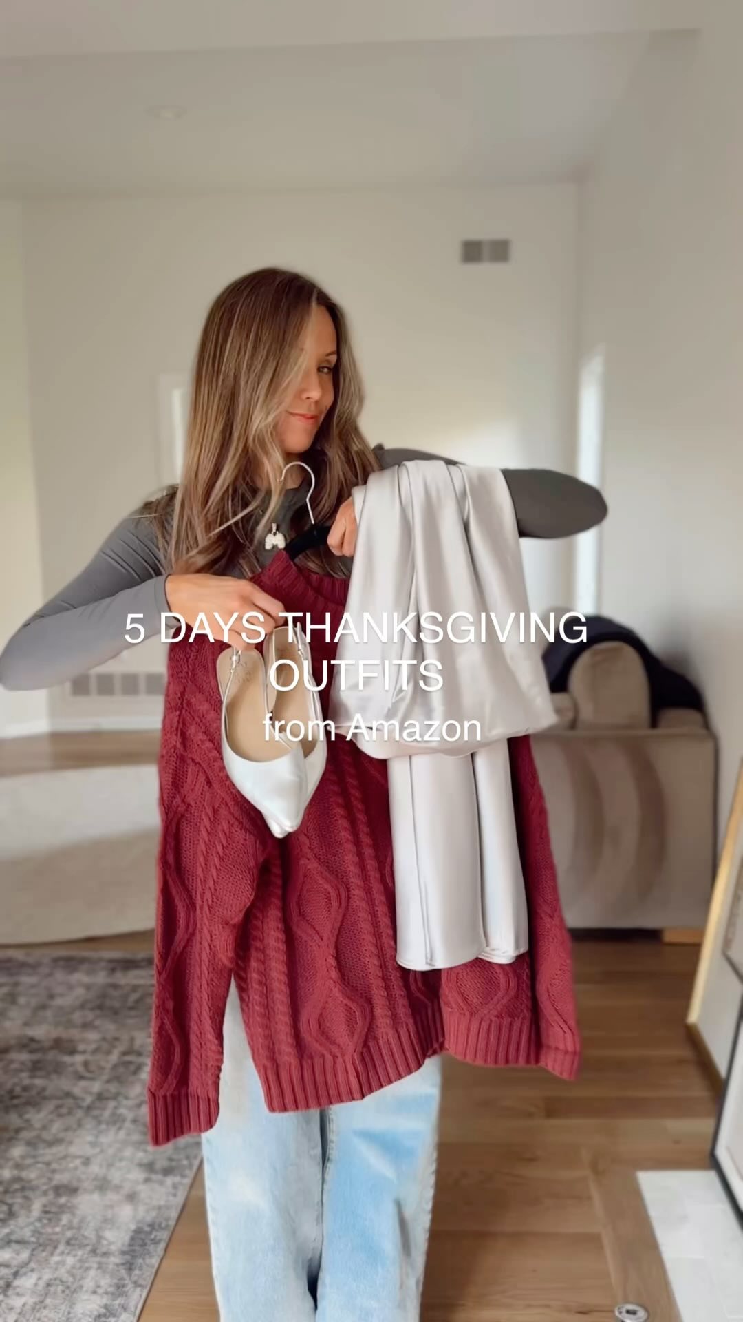 Comment “Turkey” if you want deets for this Thanksgiving Outfit Idea!! Watch for 4 more outfit ideas coming soon!! Amazo