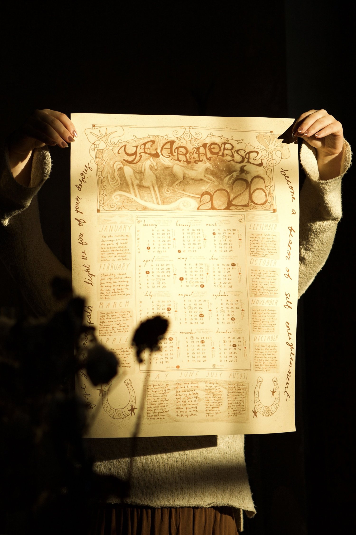 year of the horse ~ 2026 astrology calendar thumbnail