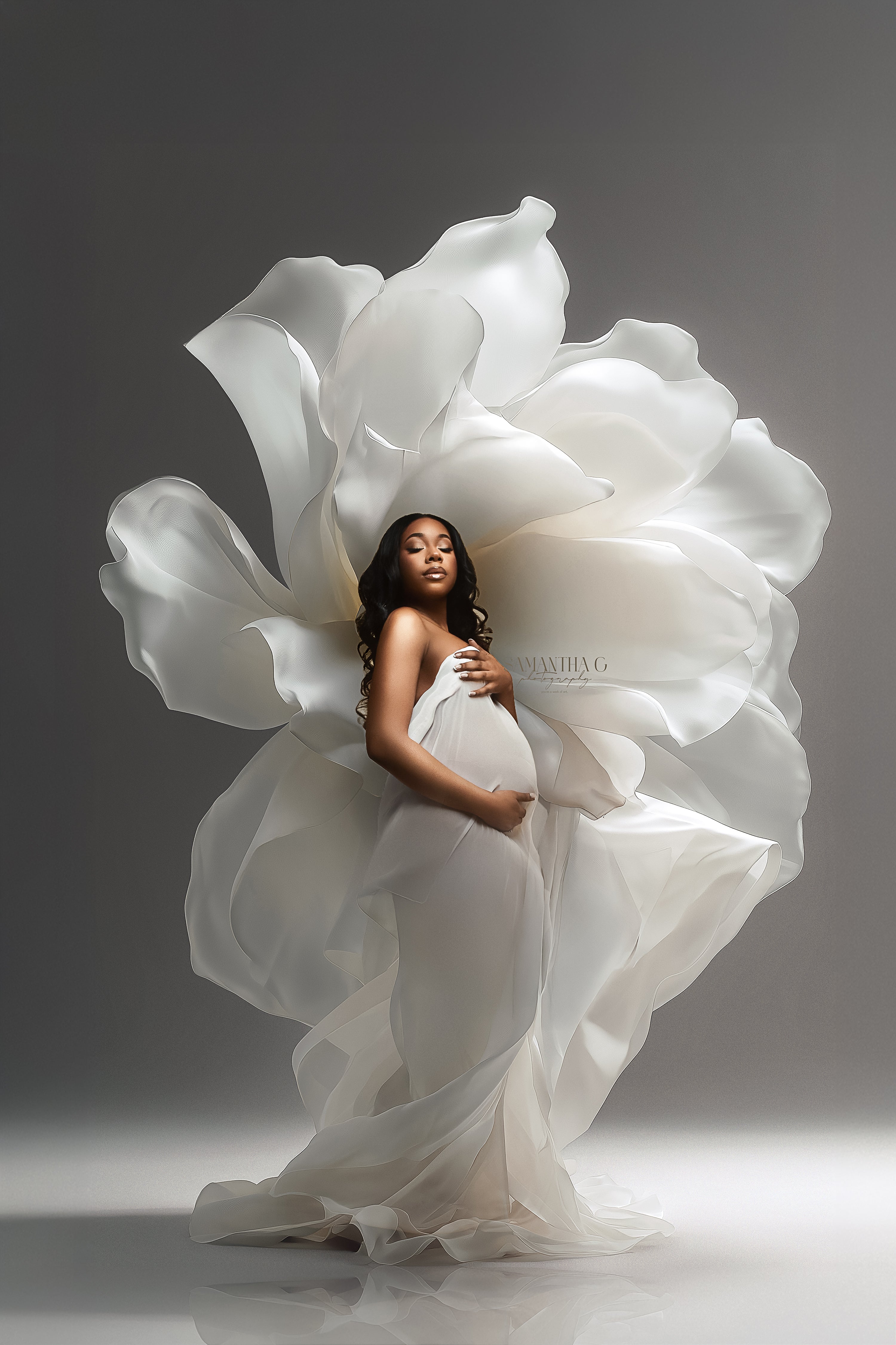 Flower Dress Video Tutorial + Digital Backgrounds – Photoshop Only (In thumbnail