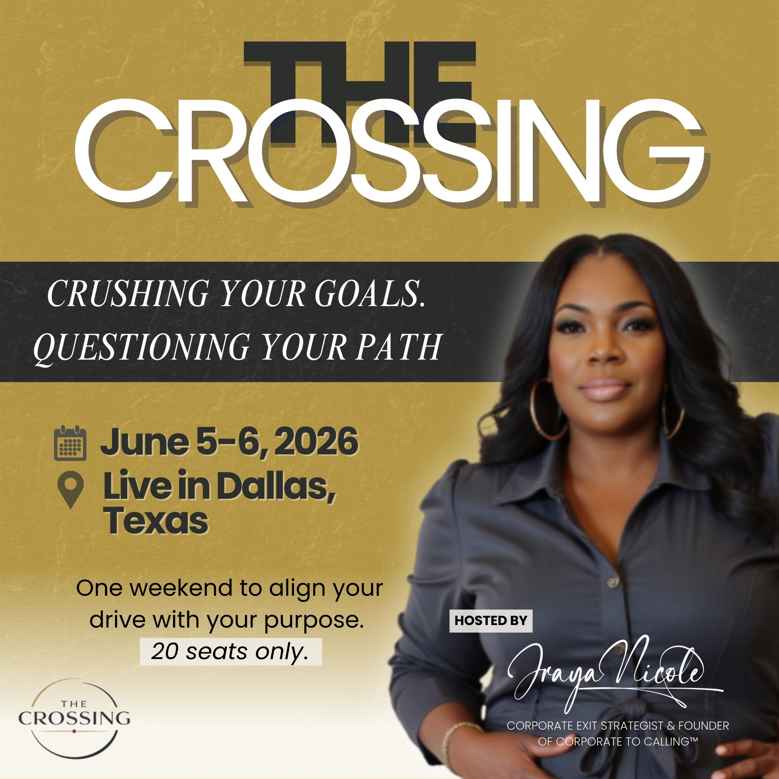 Corporate to Calling Women's Retreat: The Crossing - Live in Dallas June 5-6  thumbnail