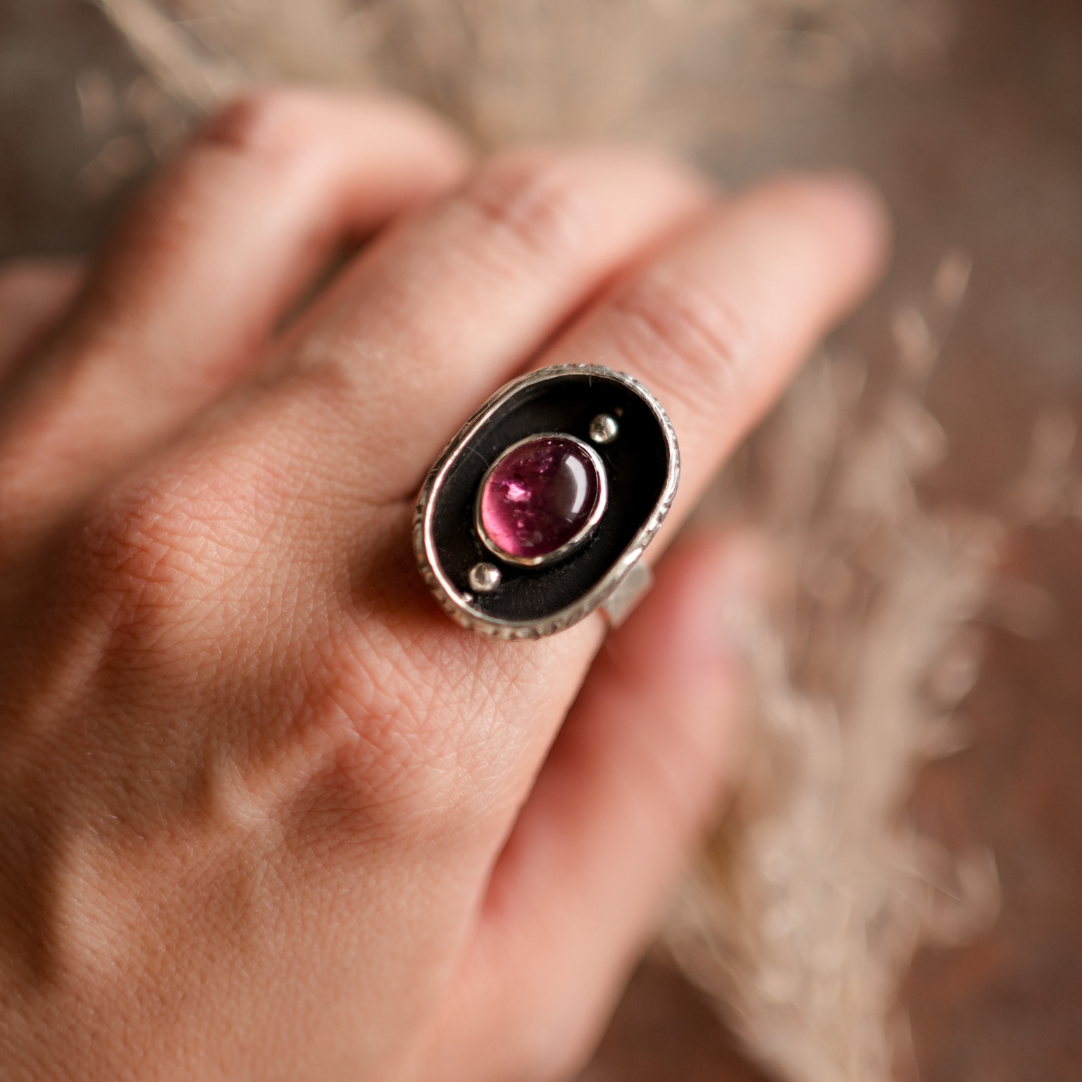 Tourmaline Ring Size 9 thumbnail