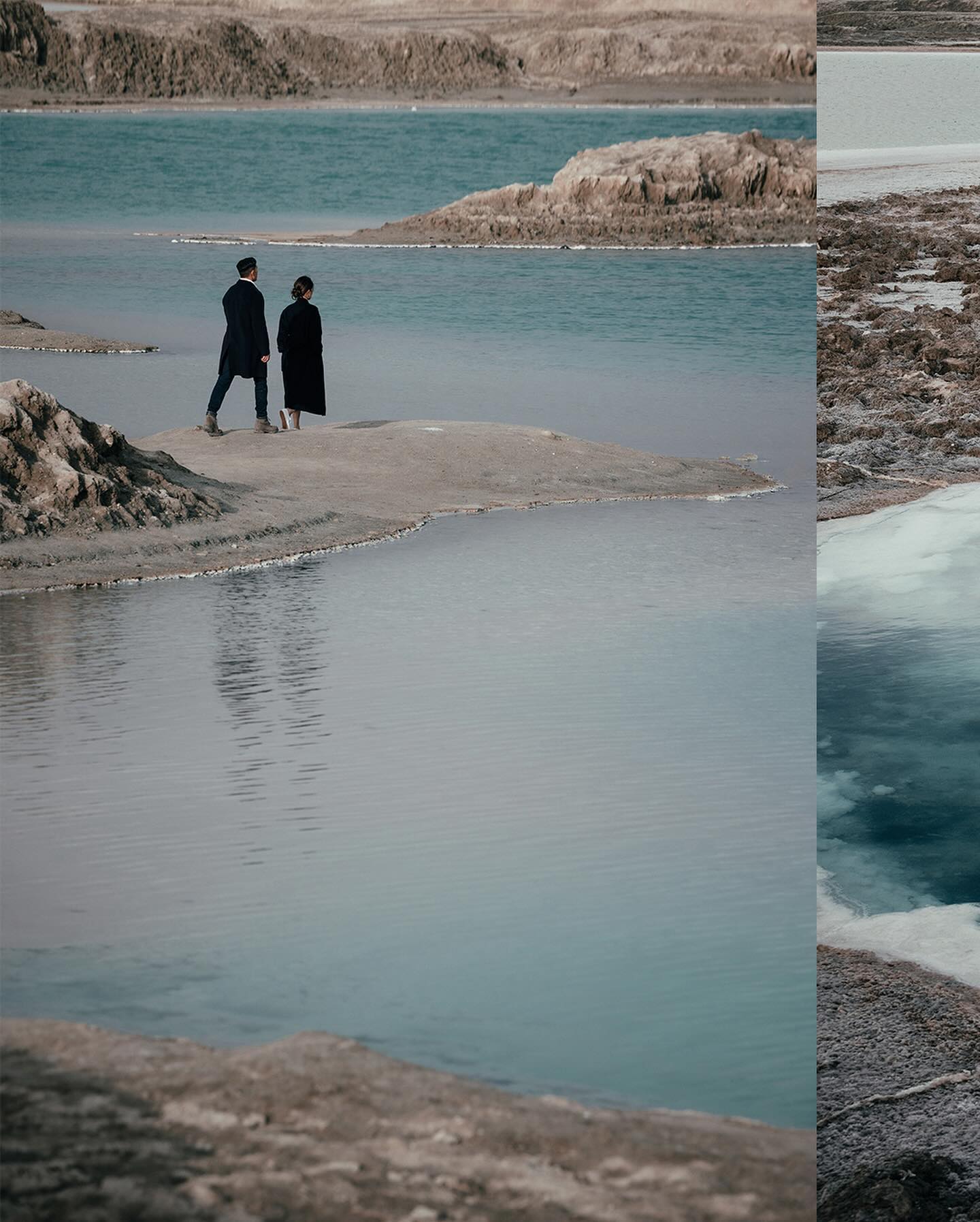Surreal photoshoot in a salt lake at Qinghai, where every frame seemed to capture the essence of a dream.  The otherworl