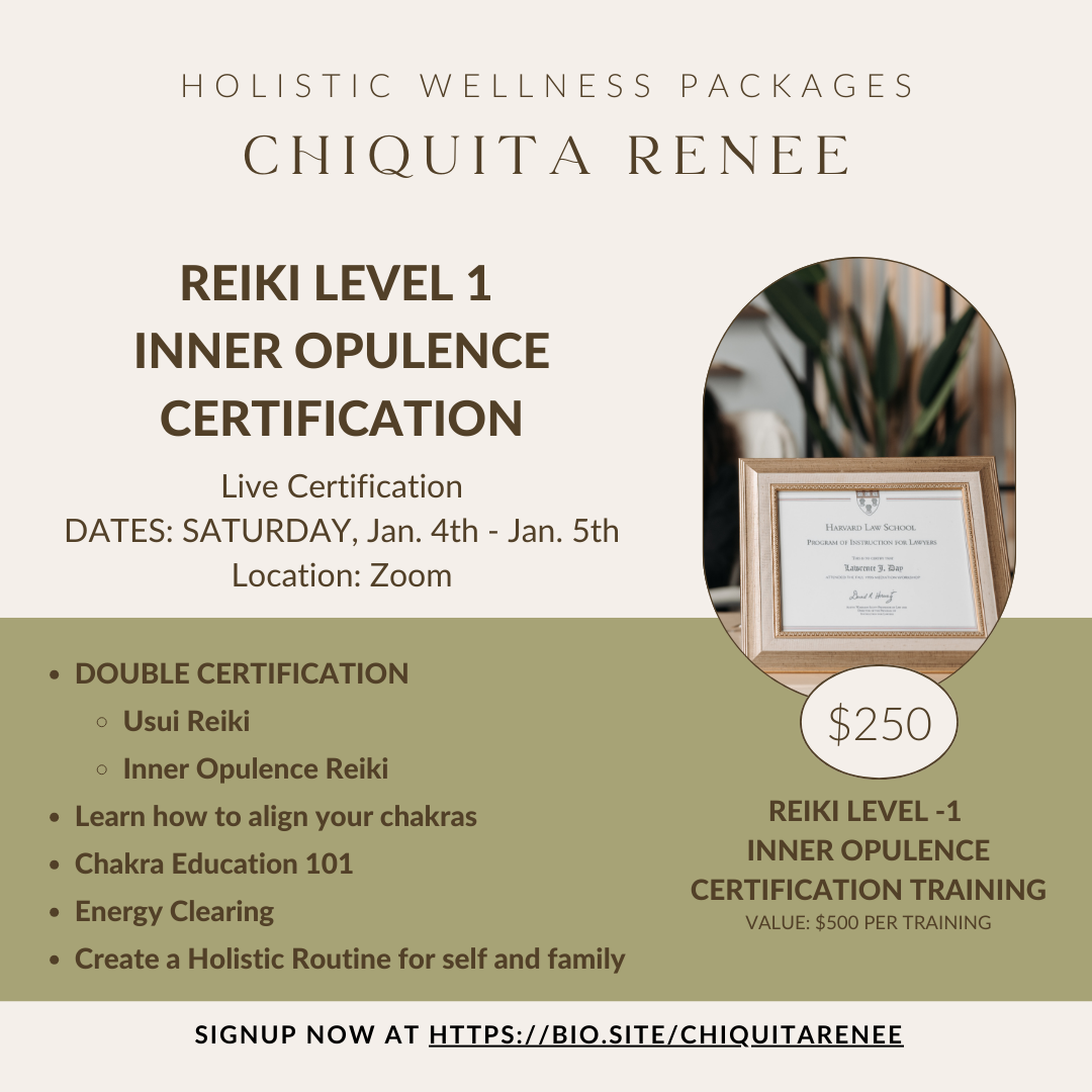 Reiki + Inner Opulence Training 1/4/2025 thumbnail