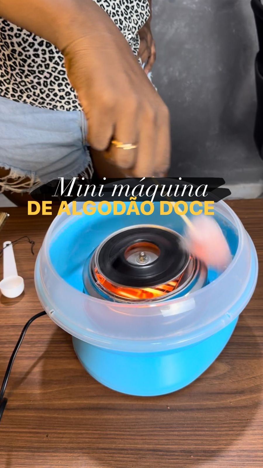 Mini máquina de algodão doce 🥳 (19) thumbnail