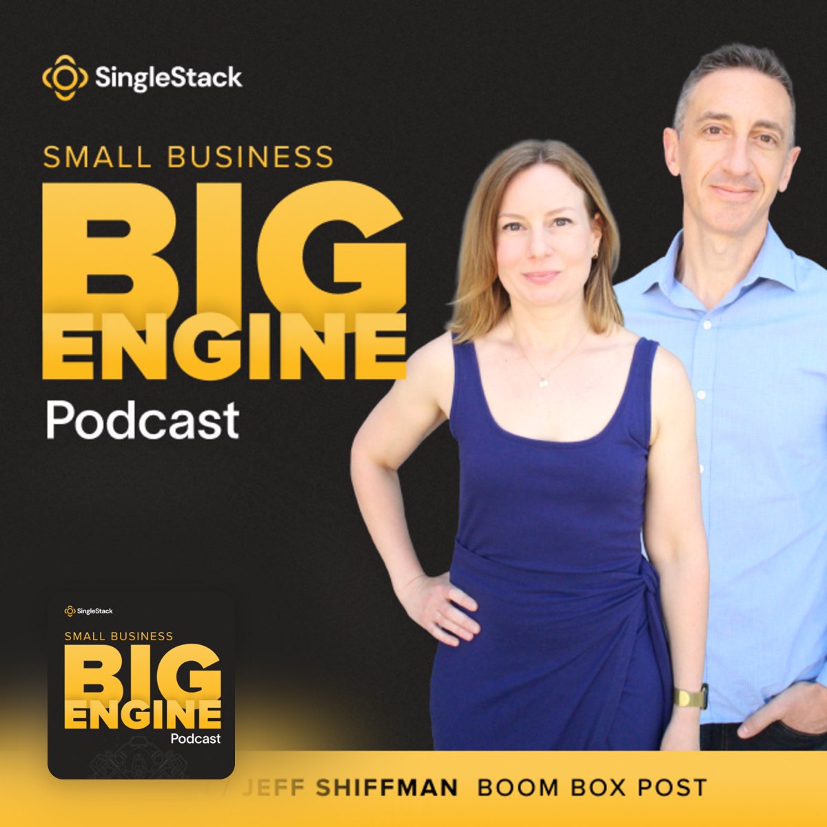 Jeff Shiffman and Kate Finan on the Small Business Big Engine Podcast thumbnail