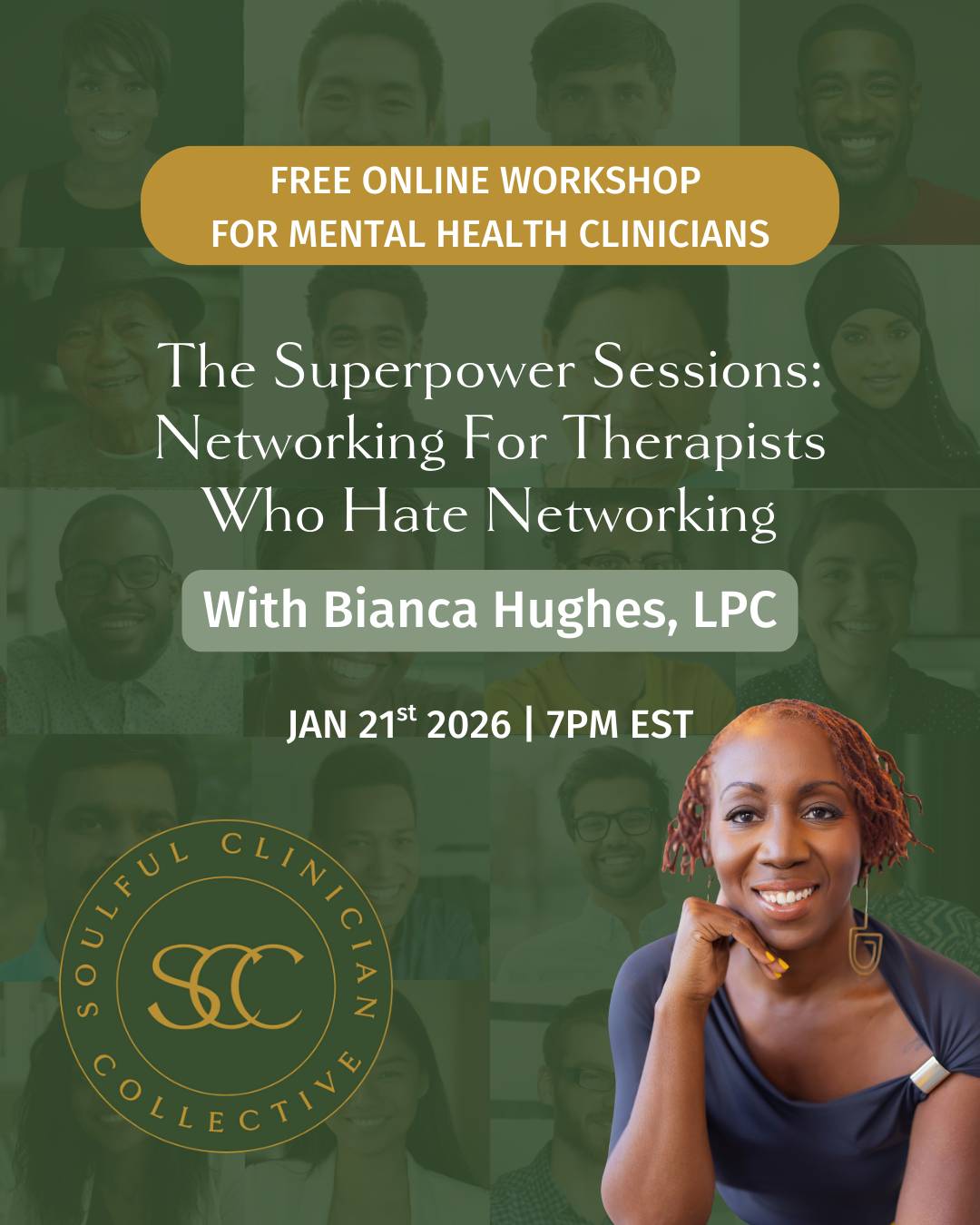 FREE Virtual Workshop: Networking for Therapists Who Hate Networking Jan 21st 7pm EST thumbnail
