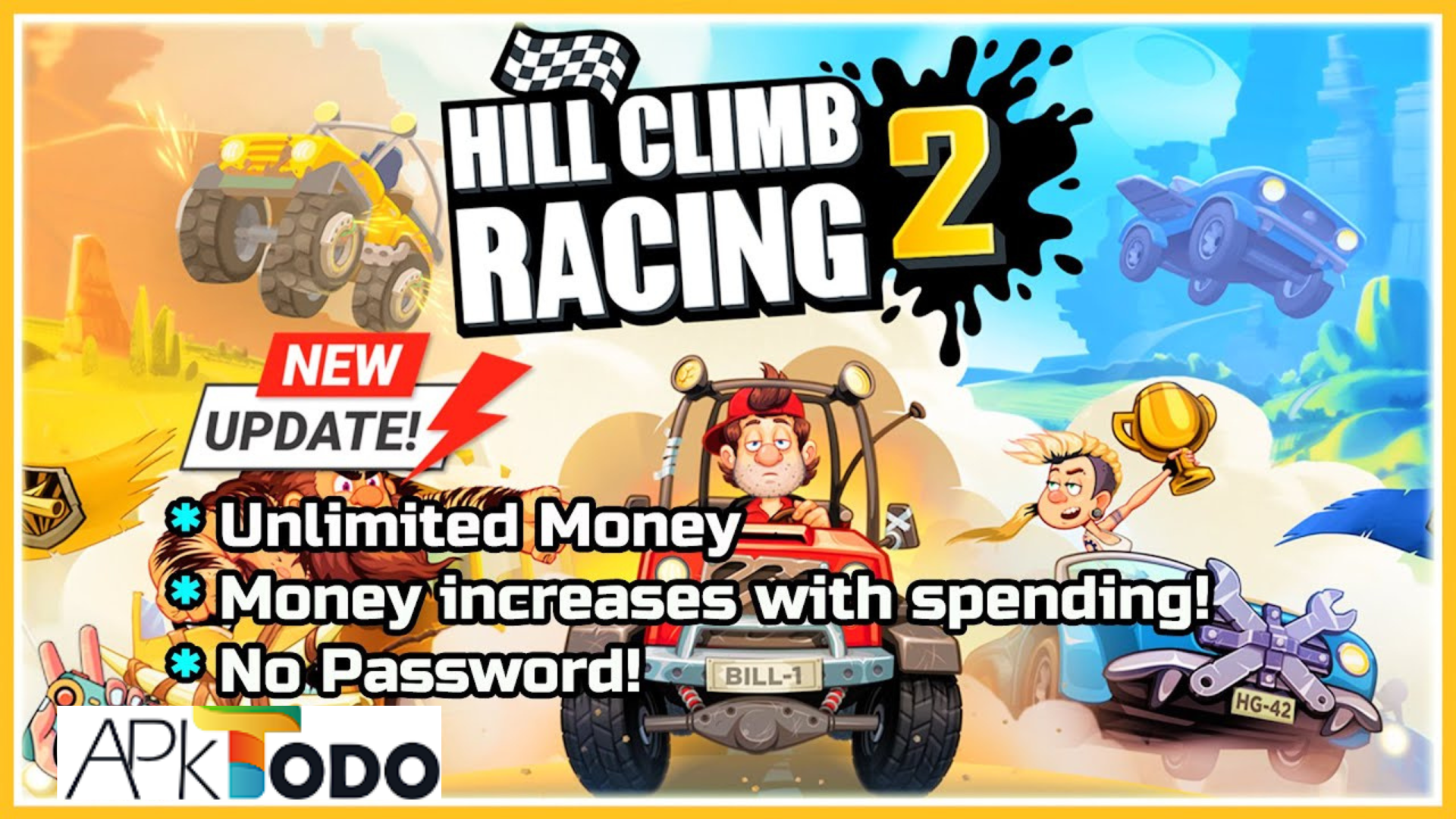 Hill Climb Racing 2 Mod APK 1.61.0 (Unlimited Money) thumbnail