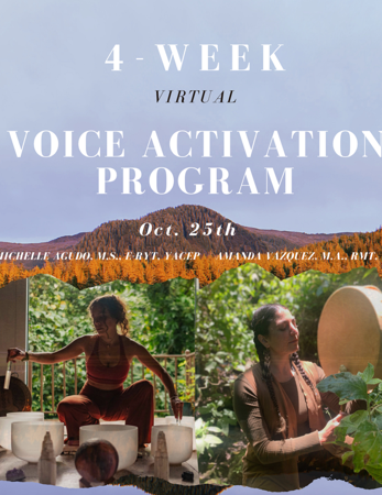 4-Week Voice Activation Virtual Program • 10.25 - 11.15 thumbnail