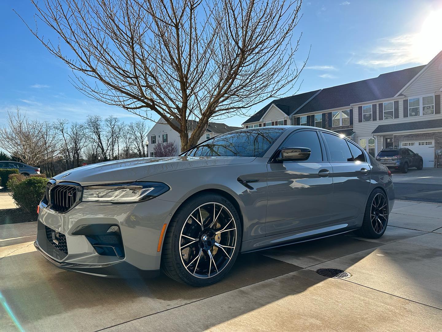 M5 received our basic interior & exterior package 🥵 #autodetailing #mobiledetailing #bmw #smallbusiness #detailing
