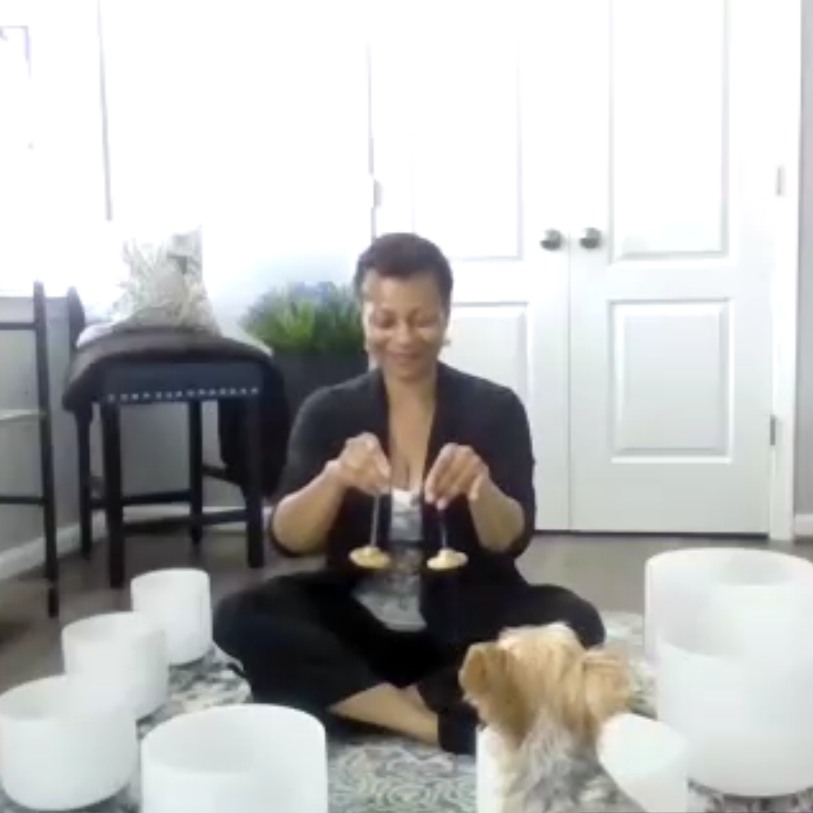 April 3: Harmony Hour Sound Bath (FREE!) 7 PM @ Sterling Library | A restorative crystal bowl experience. thumbnail