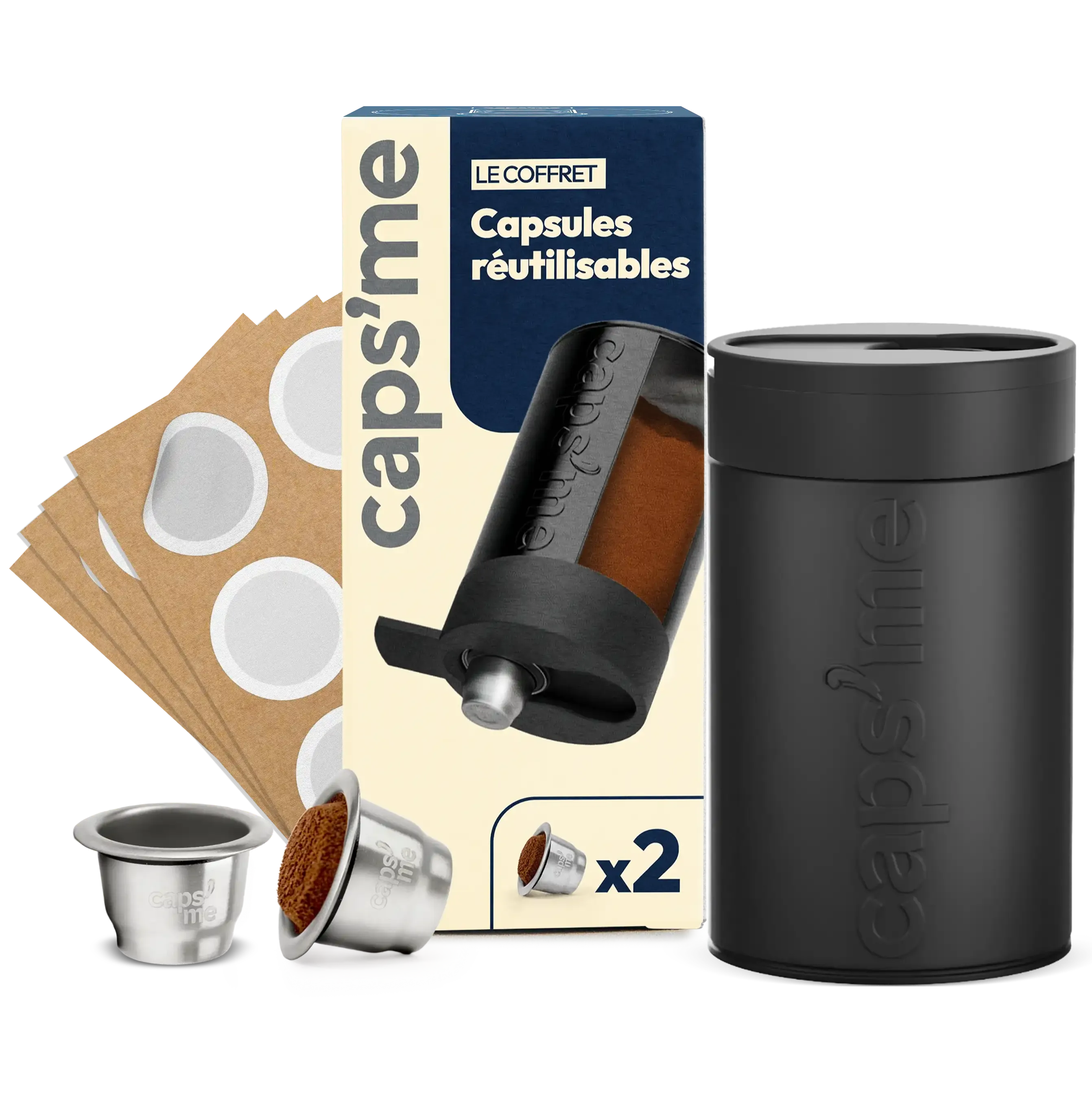 Coffret capsules réutilisables compatibles Nespresso® Original* thumbnail
