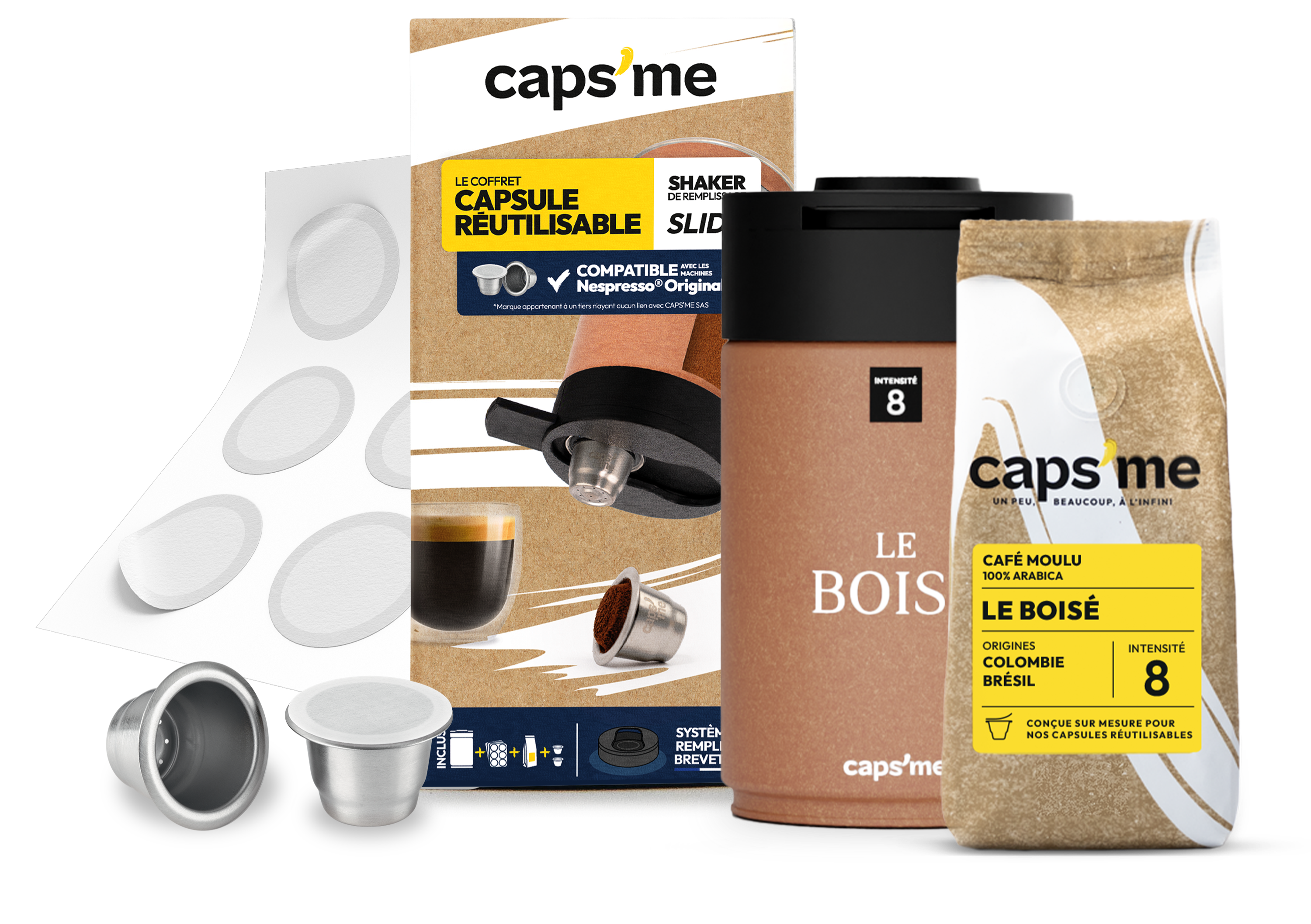 Coffret Caps'me Slide compatible Nespresso® Original* thumbnail