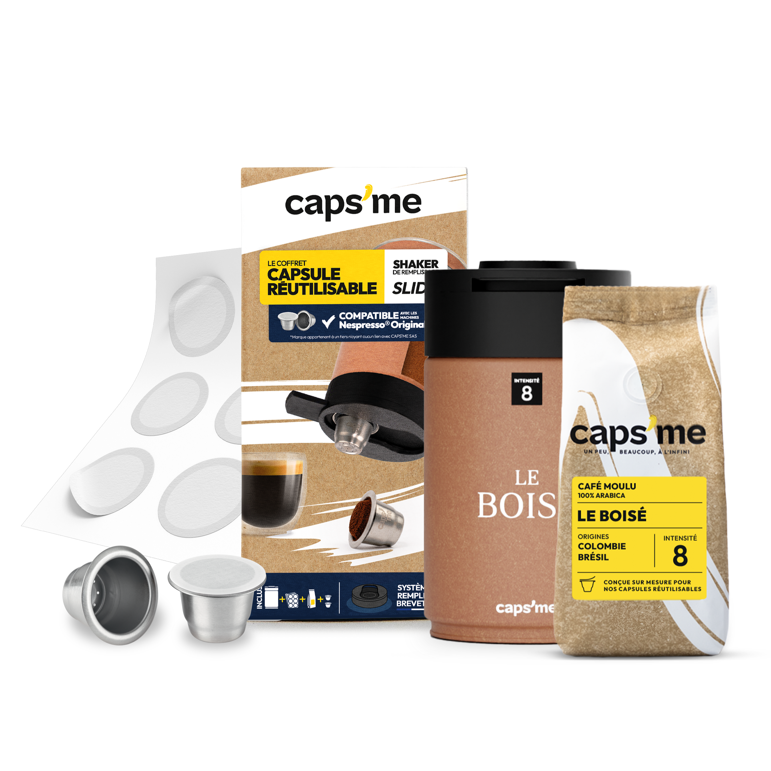 Coffret Caps'me Slide compatible Nespresso® Original* thumbnail