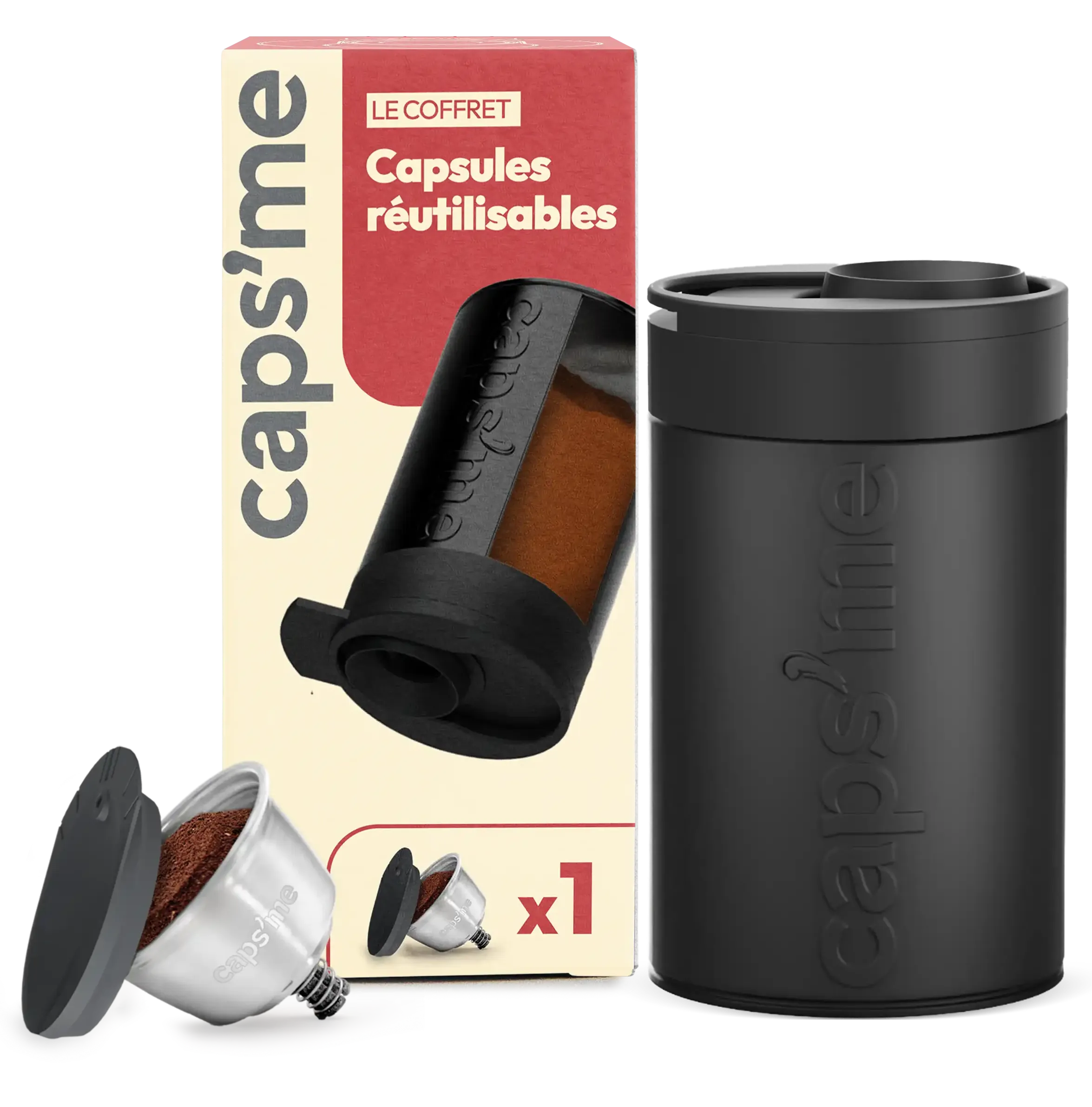 Coffret capsules réutilisables compatibles Nescafé® Dolce Gusto®* thumbnail