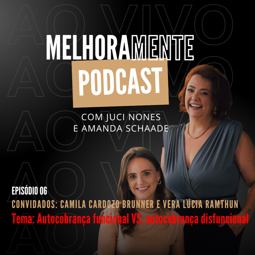 Autocobrança funcional X autocobrança disfuncional | MelhoraMente Podcast | Episódio 06 thumbnail