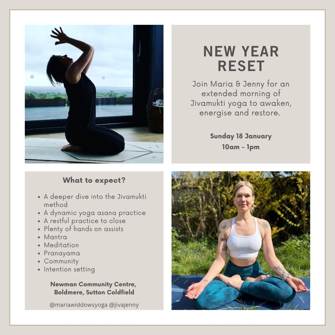 NEW YEAR RESET -  Jivamukti Extended (3 hours) 18 January thumbnail