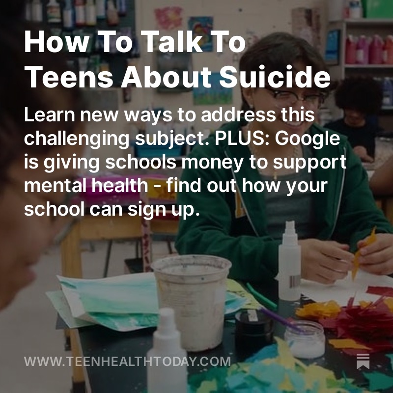 How To Talk To Teens About Suicide thumbnail