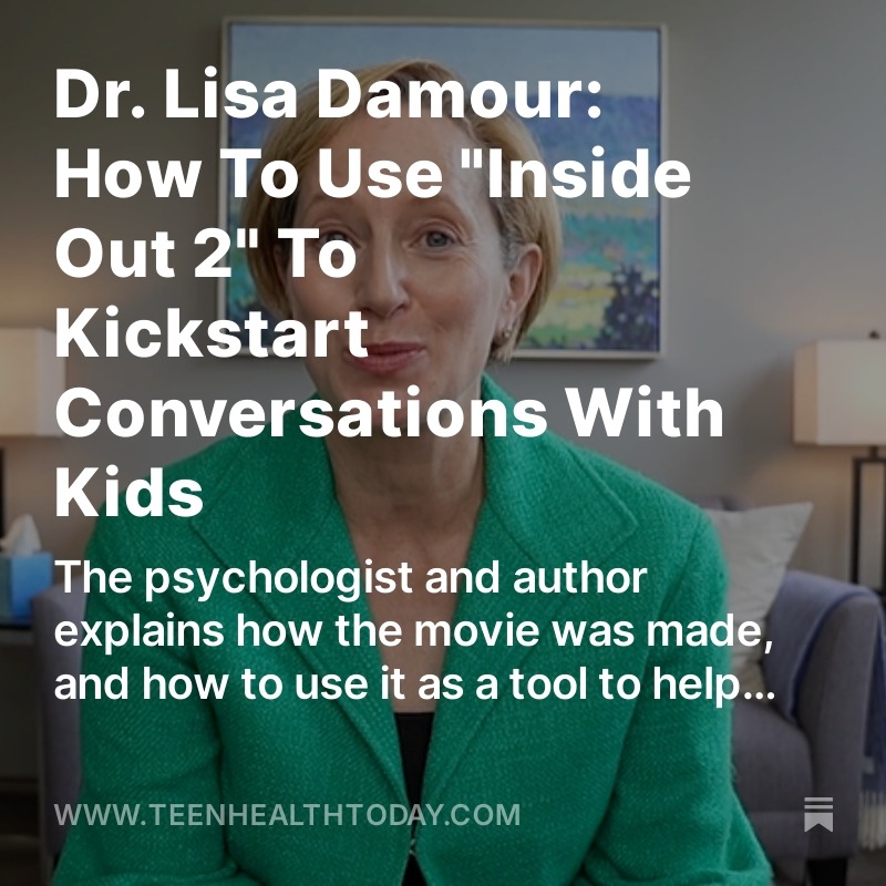 Dr. Lisa Damour: How To Use "Inside Out 2" To Kickstart Conversations With Kids thumbnail