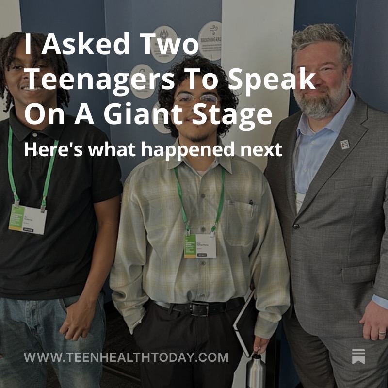 I Asked Two Teenagers To Speak On A Giant Stage thumbnail