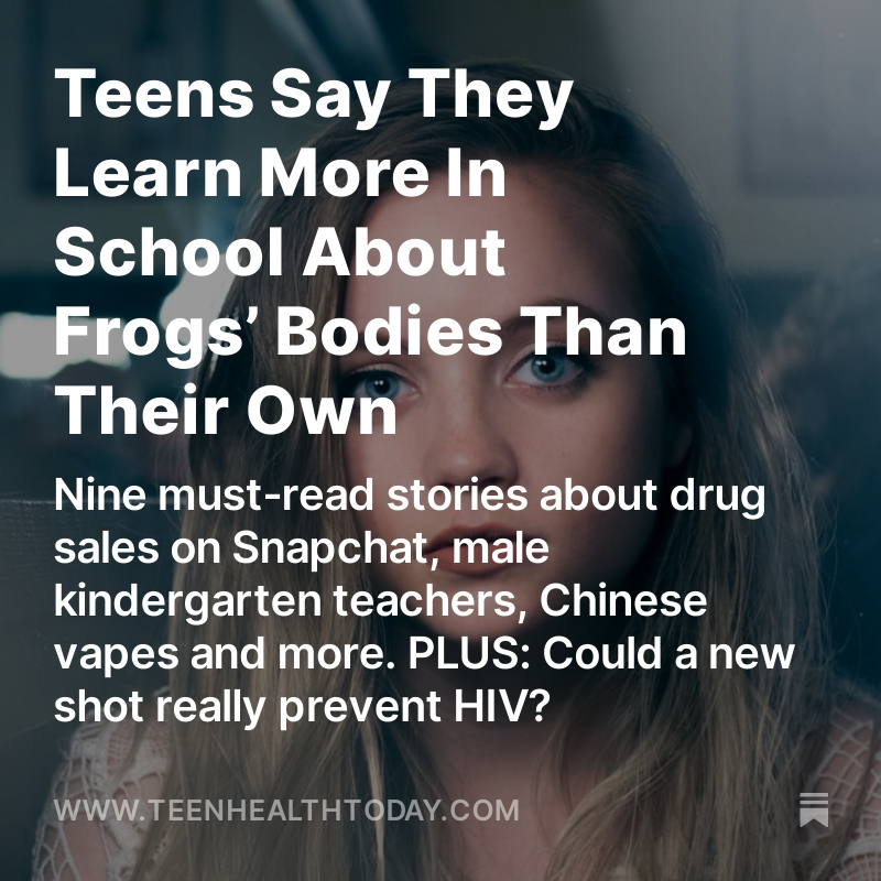 Teens Say They Learn More In School About Frogs’ Bodies Than Their Own thumbnail