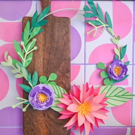 paper wreath  thumbnail