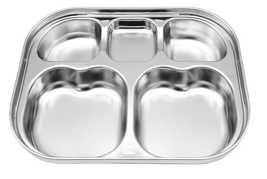 Stainless Steel Kids Plate thumbnail